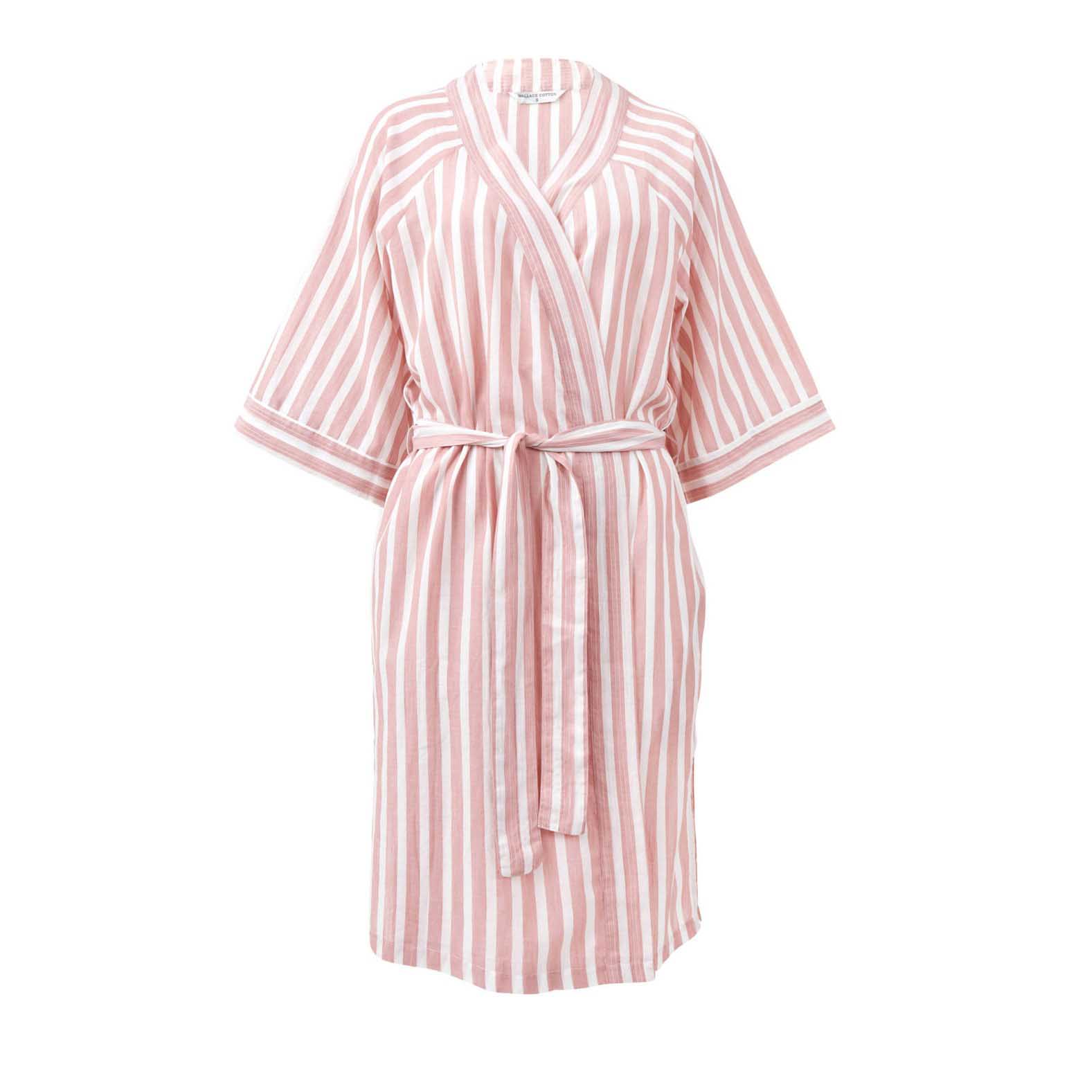 Wallace Cotton Isobel Stripe Robe